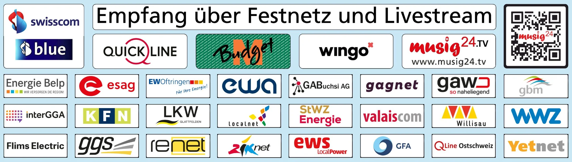 Empfangsnetze